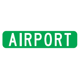 airport signs clipart