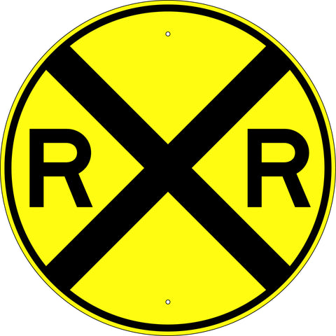 Railroad Advance Warning Symbol Sign - U.S. Signs and Safety