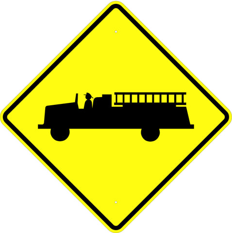 Fire Station Crossing Symbol Sign - U.S. Signs and Safety - 1