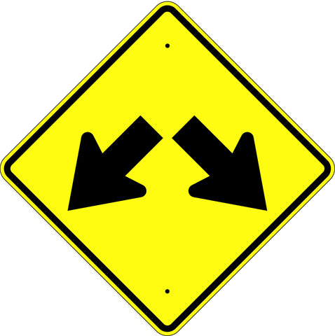 Double Arrow Symbol Sign - U.S. Signs and Safety