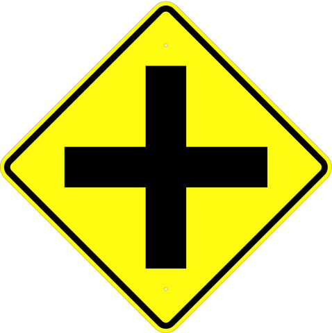 Crossroad Symbol Sign - U.S. Signs and Safety