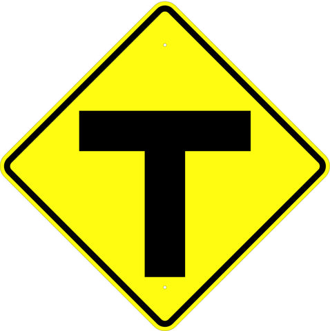 T Intersection Symbol Sign - U.S. Signs and Safety