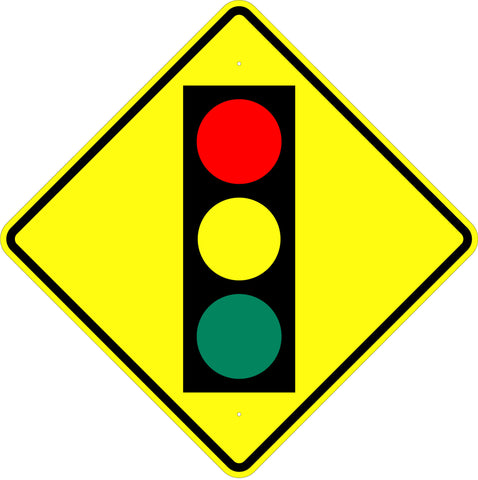 Signal Ahead Symbol Sign - U.S. Signs and Safety