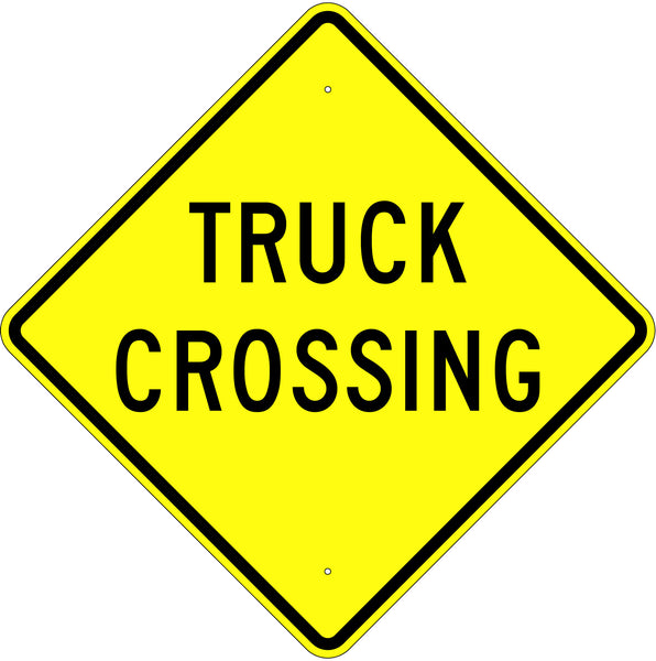 Truck Crossing Sign MUTCD W8-6 - U.S. Signs and Safety