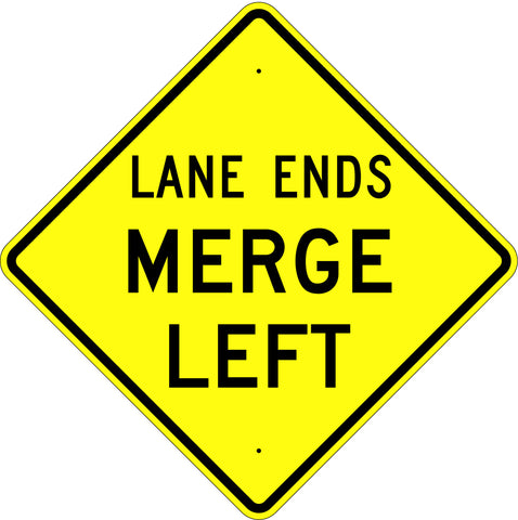 Lane Ends Merge Sign - U.S. Signs and Safety - 1