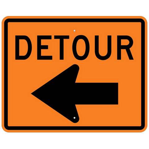 Detour Arrow Sign - U.S. Signs and Safety - 1