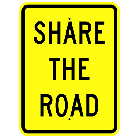 Share The Road Sign - U.S. Signs and Safety